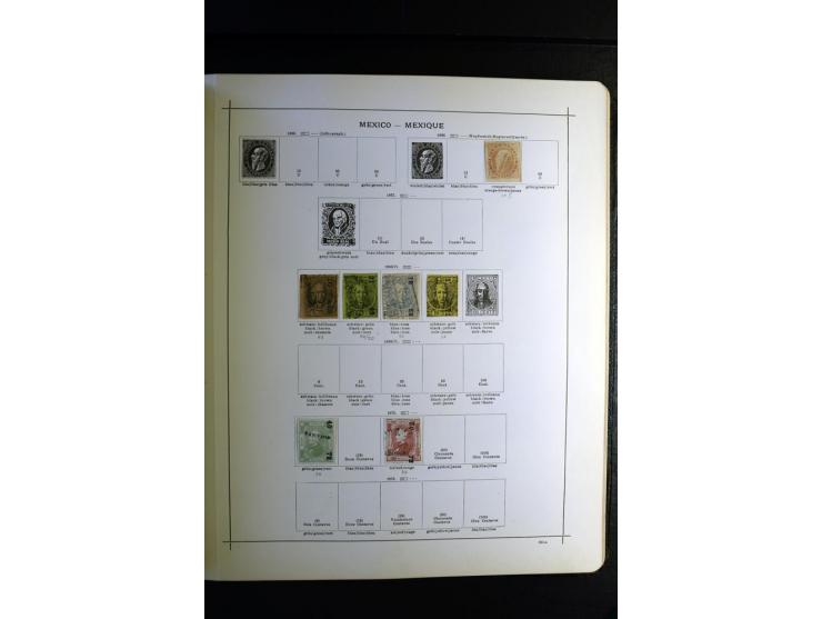 1843/1915, ungebrauchte und gestempelte reichhaltige Sammlung mit vielen besseren Werten in Schaubek-Album