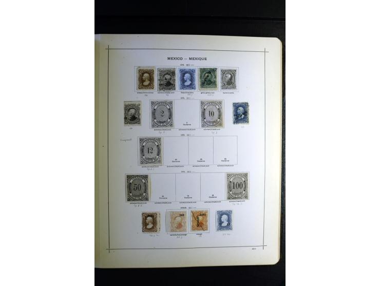 1843/1915, ungebrauchte und gestempelte reichhaltige Sammlung mit vielen besseren Werten in Schaubek-Album