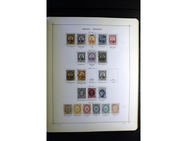 1843/1915, ungebrauchte und gestempelte reichhaltige Sammlung mit vielen besseren Werten in Schaubek-Album
