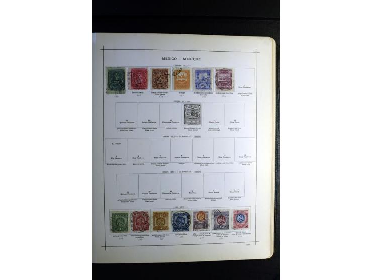 1843/1915, ungebrauchte und gestempelte reichhaltige Sammlung mit vielen besseren Werten in Schaubek-Album