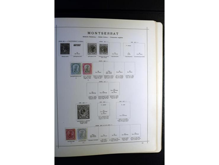 1843/1915, ungebrauchte und gestempelte reichhaltige Sammlung mit vielen besseren Werten in Schaubek-Album