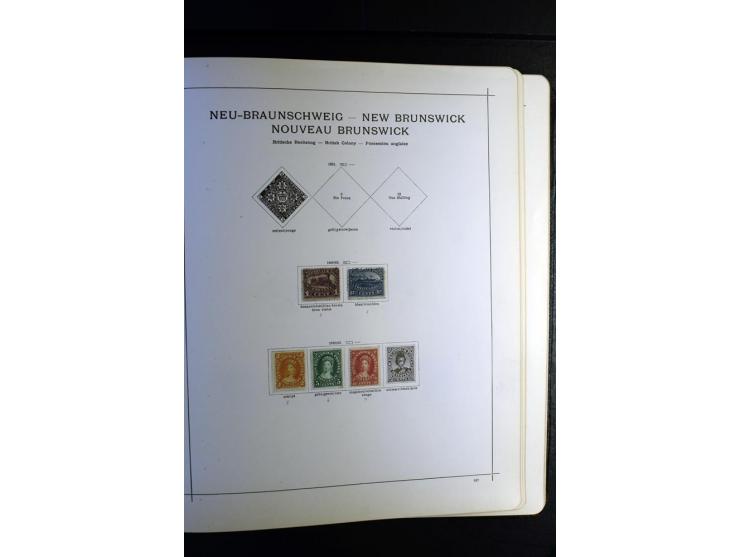 1843/1915, ungebrauchte und gestempelte reichhaltige Sammlung mit vielen besseren Werten in Schaubek-Album
