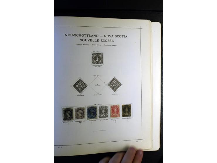 1843/1915, ungebrauchte und gestempelte reichhaltige Sammlung mit vielen besseren Werten in Schaubek-Album