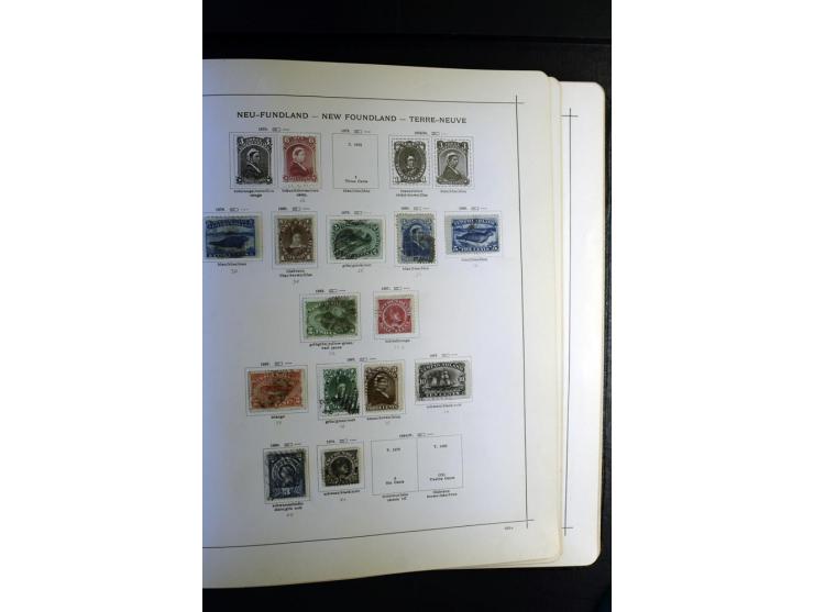 1843/1915, ungebrauchte und gestempelte reichhaltige Sammlung mit vielen besseren Werten in Schaubek-Album