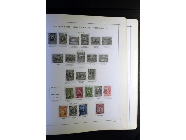 1843/1915, ungebrauchte und gestempelte reichhaltige Sammlung mit vielen besseren Werten in Schaubek-Album
