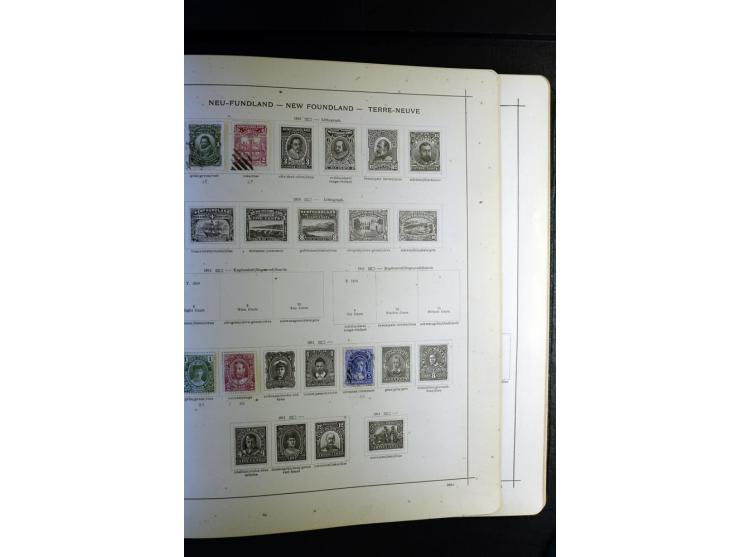 1843/1915, ungebrauchte und gestempelte reichhaltige Sammlung mit vielen besseren Werten in Schaubek-Album