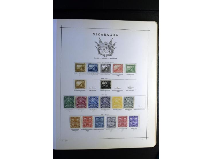 1843/1915, ungebrauchte und gestempelte reichhaltige Sammlung mit vielen besseren Werten in Schaubek-Album