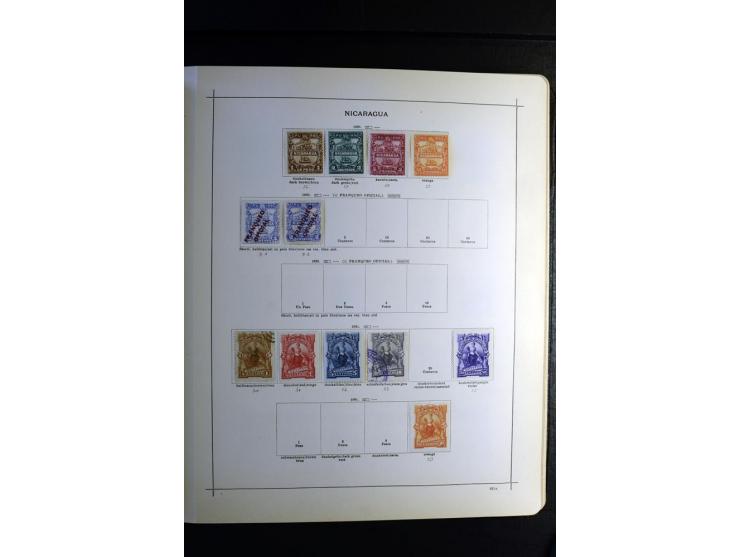 1843/1915, ungebrauchte und gestempelte reichhaltige Sammlung mit vielen besseren Werten in Schaubek-Album