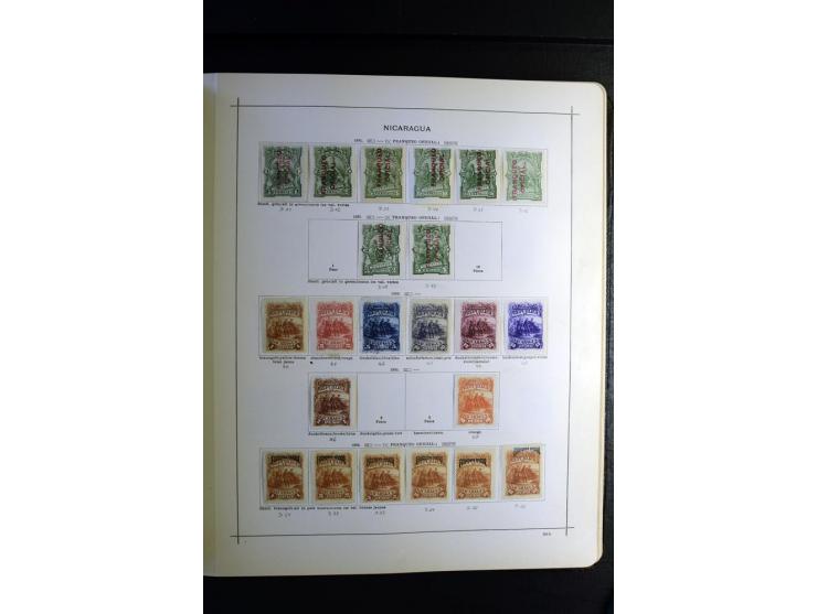 1843/1915, ungebrauchte und gestempelte reichhaltige Sammlung mit vielen besseren Werten in Schaubek-Album