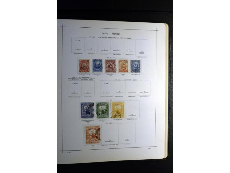 1843/1915, ungebrauchte und gestempelte reichhaltige Sammlung mit vielen besseren Werten in Schaubek-Album