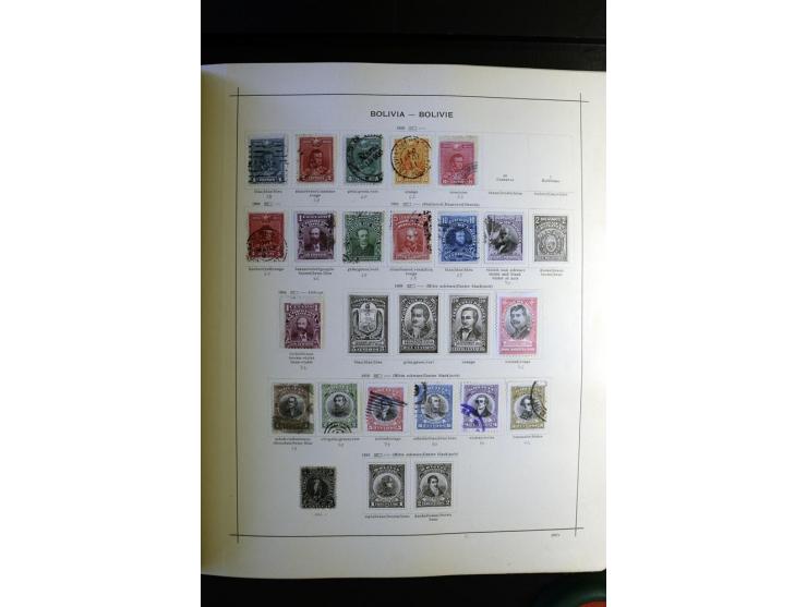 1843/1915, ungebrauchte und gestempelte reichhaltige Sammlung mit vielen besseren Werten in Schaubek-Album