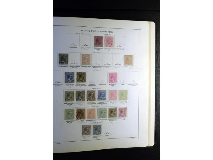 1843/1915, ungebrauchte und gestempelte reichhaltige Sammlung mit vielen besseren Werten in Schaubek-Album