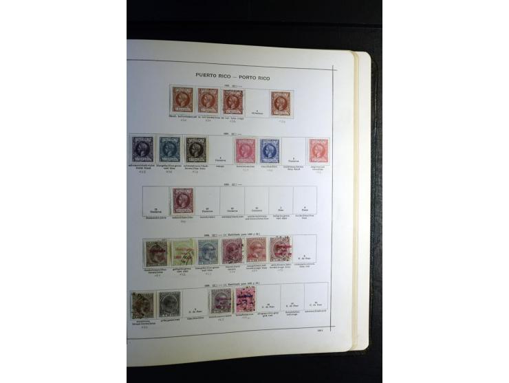 1843/1915, ungebrauchte und gestempelte reichhaltige Sammlung mit vielen besseren Werten in Schaubek-Album