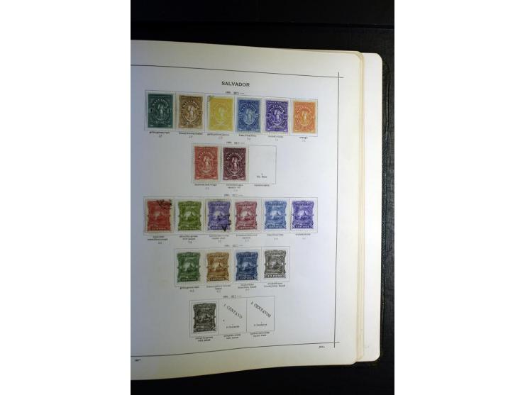 1843/1915, ungebrauchte und gestempelte reichhaltige Sammlung mit vielen besseren Werten in Schaubek-Album