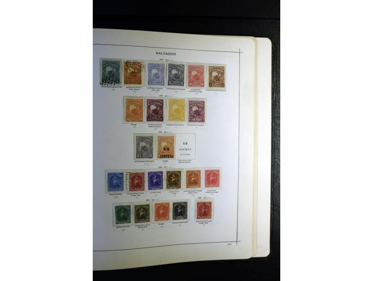 1843/1915, ungebrauchte und gestempelte reichhaltige Sammlung mit vielen besseren Werten in Schaubek-Album