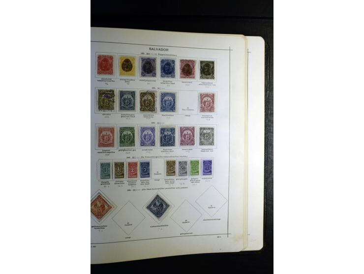 1843/1915, ungebrauchte und gestempelte reichhaltige Sammlung mit vielen besseren Werten in Schaubek-Album