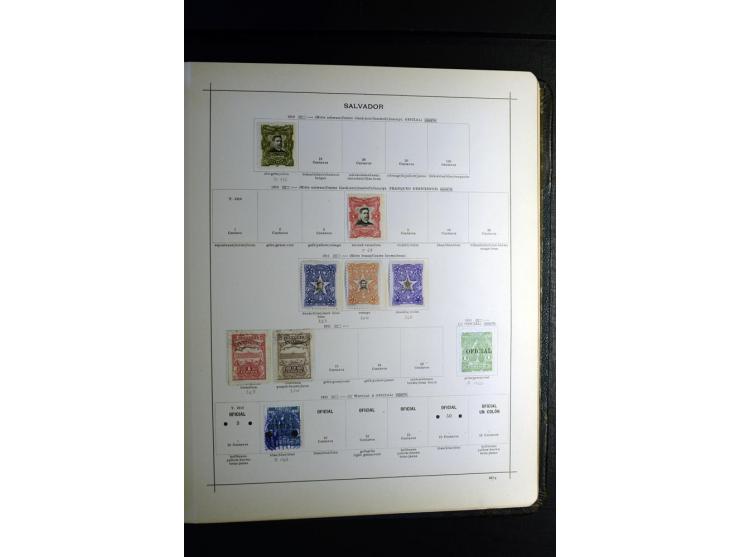 1843/1915, ungebrauchte und gestempelte reichhaltige Sammlung mit vielen besseren Werten in Schaubek-Album