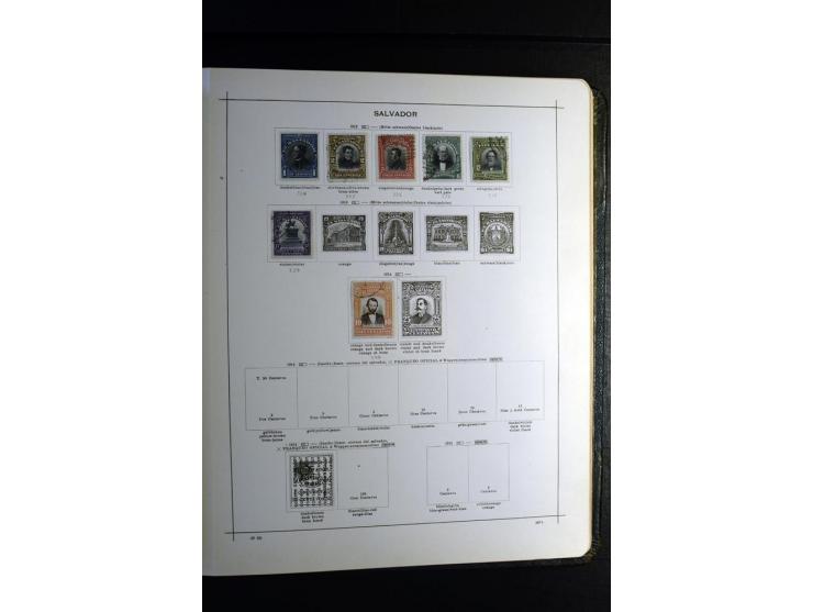 1843/1915, ungebrauchte und gestempelte reichhaltige Sammlung mit vielen besseren Werten in Schaubek-Album