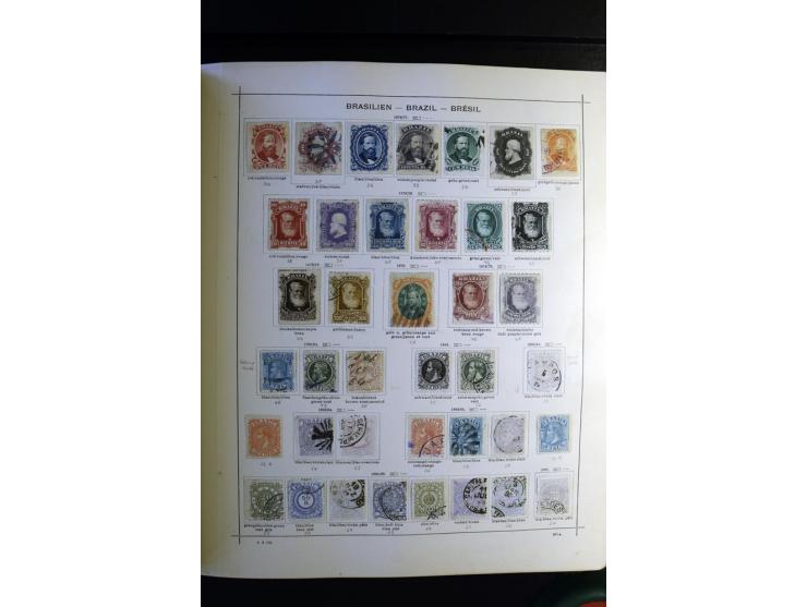 1843/1915, ungebrauchte und gestempelte reichhaltige Sammlung mit vielen besseren Werten in Schaubek-Album