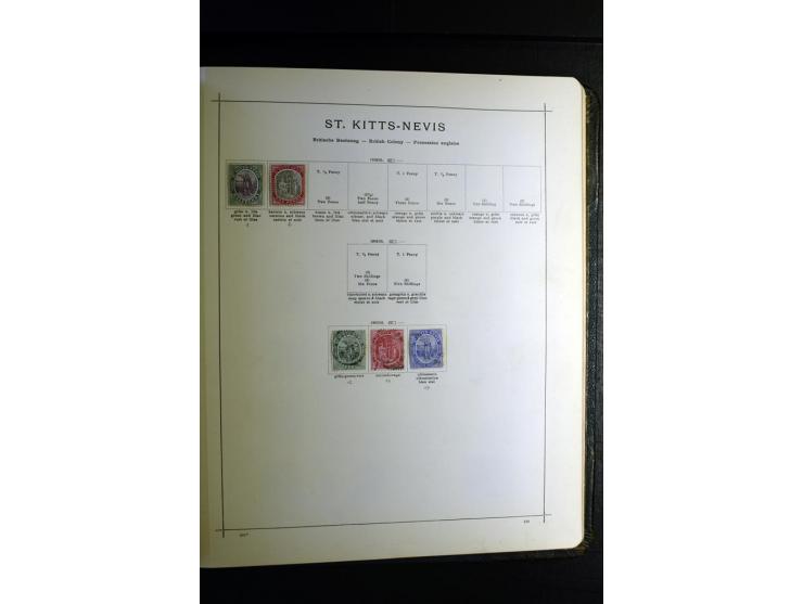 1843/1915, ungebrauchte und gestempelte reichhaltige Sammlung mit vielen besseren Werten in Schaubek-Album