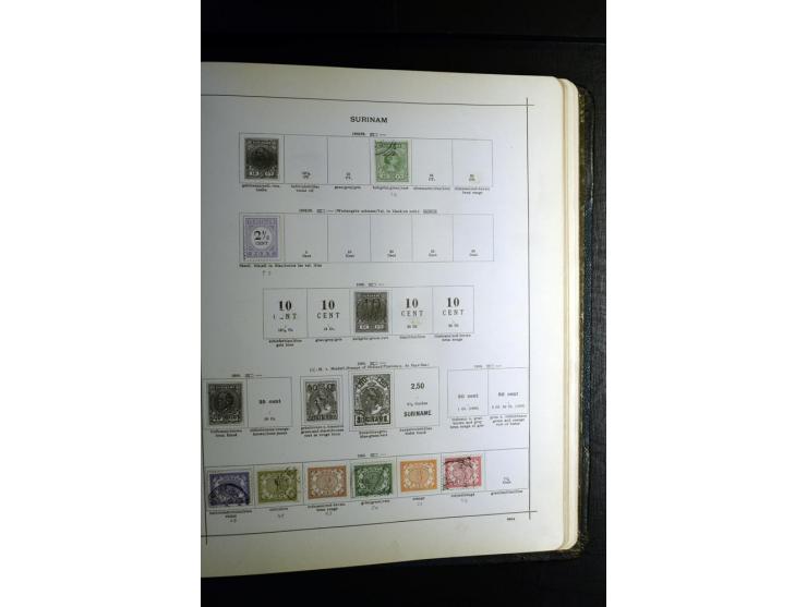 1843/1915, ungebrauchte und gestempelte reichhaltige Sammlung mit vielen besseren Werten in Schaubek-Album