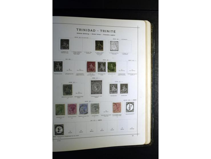 1843/1915, ungebrauchte und gestempelte reichhaltige Sammlung mit vielen besseren Werten in Schaubek-Album