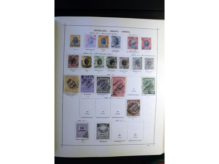 1843/1915, ungebrauchte und gestempelte reichhaltige Sammlung mit vielen besseren Werten in Schaubek-Album