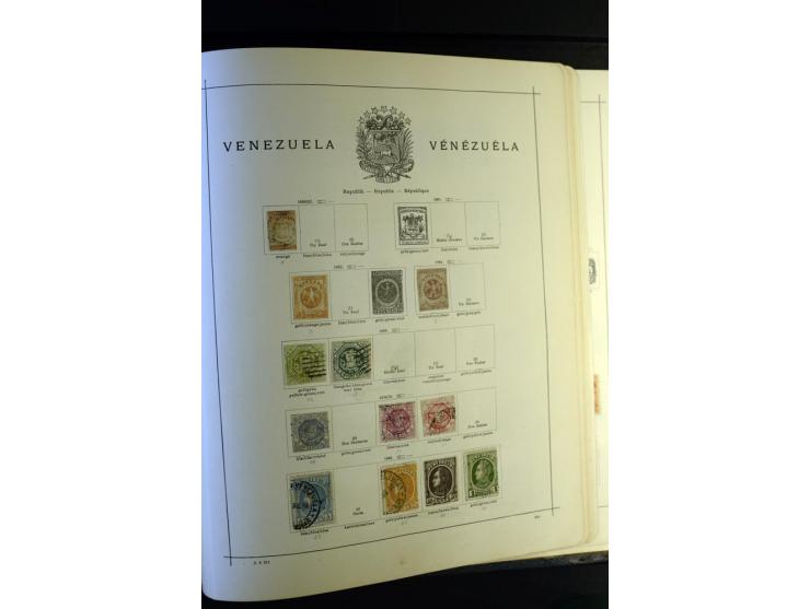 1843/1915, ungebrauchte und gestempelte reichhaltige Sammlung mit vielen besseren Werten in Schaubek-Album