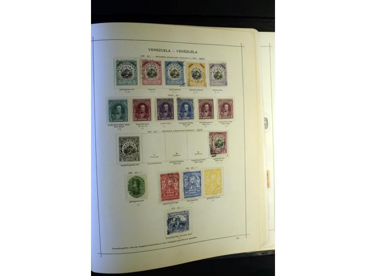 1843/1915, ungebrauchte und gestempelte reichhaltige Sammlung mit vielen besseren Werten in Schaubek-Album