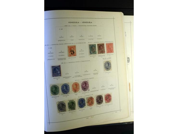 1843/1915, ungebrauchte und gestempelte reichhaltige Sammlung mit vielen besseren Werten in Schaubek-Album