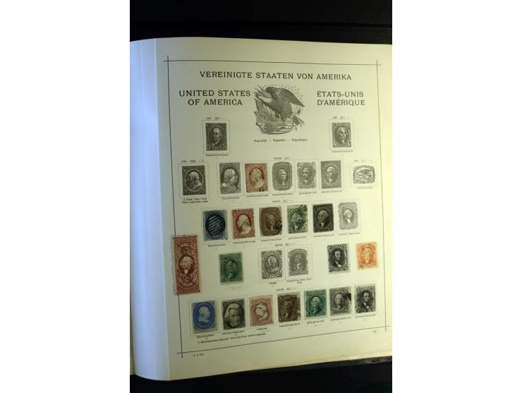 1843/1915, ungebrauchte und gestempelte reichhaltige Sammlung mit vielen besseren Werten in Schaubek-Album