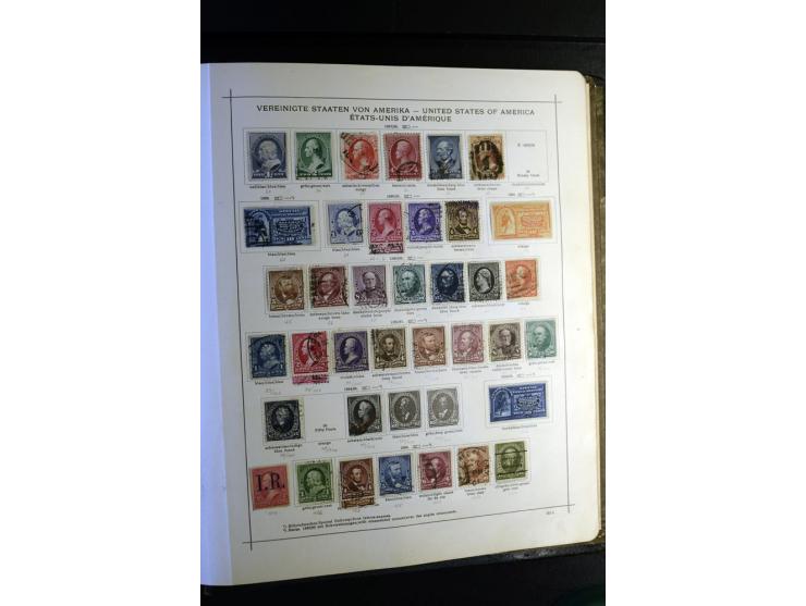 1843/1915, ungebrauchte und gestempelte reichhaltige Sammlung mit vielen besseren Werten in Schaubek-Album