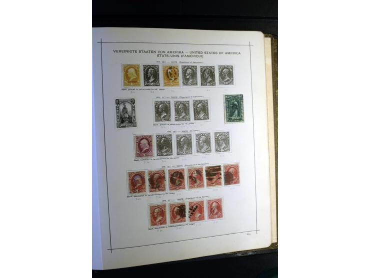 1843/1915, ungebrauchte und gestempelte reichhaltige Sammlung mit vielen besseren Werten in Schaubek-Album
