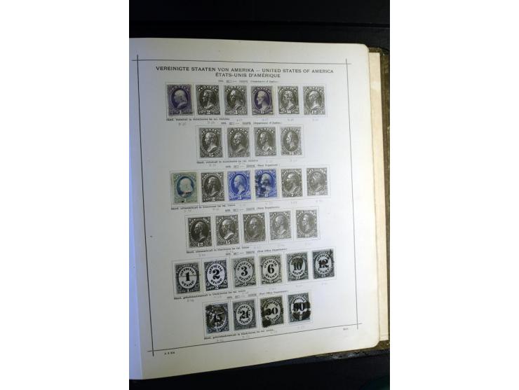 1843/1915, ungebrauchte und gestempelte reichhaltige Sammlung mit vielen besseren Werten in Schaubek-Album