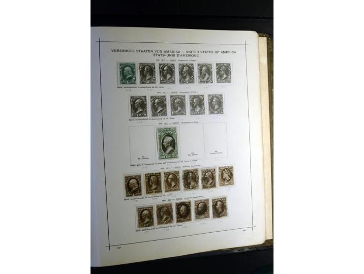 1843/1915, ungebrauchte und gestempelte reichhaltige Sammlung mit vielen besseren Werten in Schaubek-Album