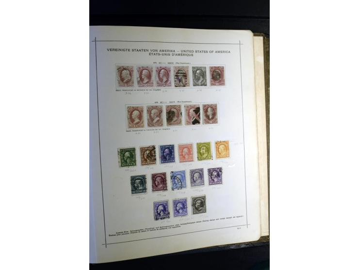1843/1915, ungebrauchte und gestempelte reichhaltige Sammlung mit vielen besseren Werten in Schaubek-Album