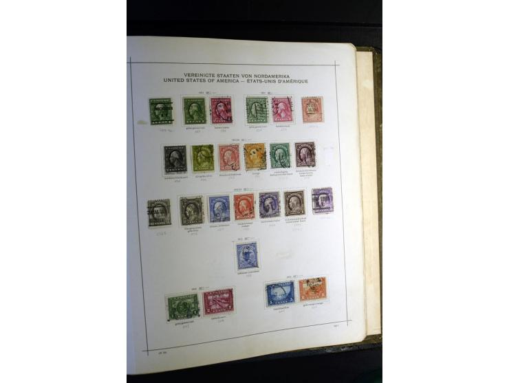 1843/1915, ungebrauchte und gestempelte reichhaltige Sammlung mit vielen besseren Werten in Schaubek-Album