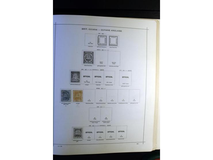 1843/1915, ungebrauchte und gestempelte reichhaltige Sammlung mit vielen besseren Werten in Schaubek-Album