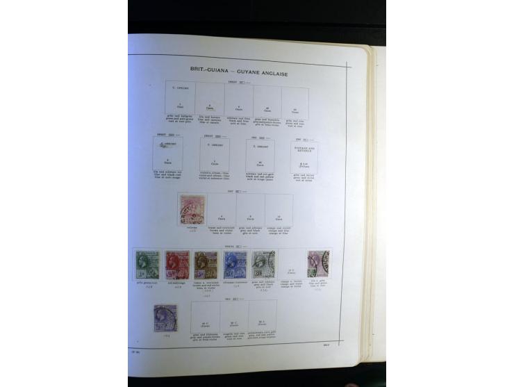 1843/1915, ungebrauchte und gestempelte reichhaltige Sammlung mit vielen besseren Werten in Schaubek-Album