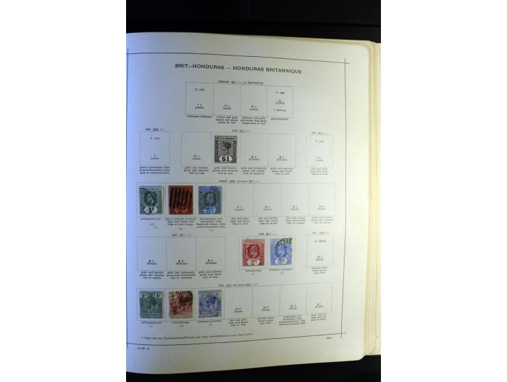 1843/1915, ungebrauchte und gestempelte reichhaltige Sammlung mit vielen besseren Werten in Schaubek-Album