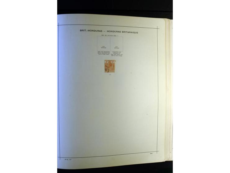 1843/1915, ungebrauchte und gestempelte reichhaltige Sammlung mit vielen besseren Werten in Schaubek-Album