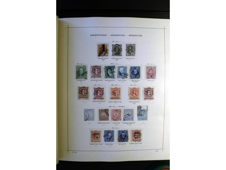 1843/1915, ungebrauchte und gestempelte reichhaltige Sammlung mit vielen besseren Werten in Schaubek-Album
