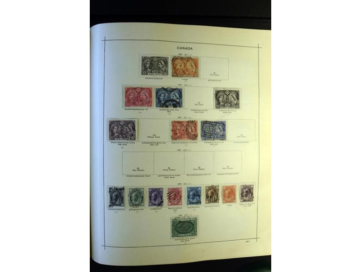 1843/1915, ungebrauchte und gestempelte reichhaltige Sammlung mit vielen besseren Werten in Schaubek-Album
