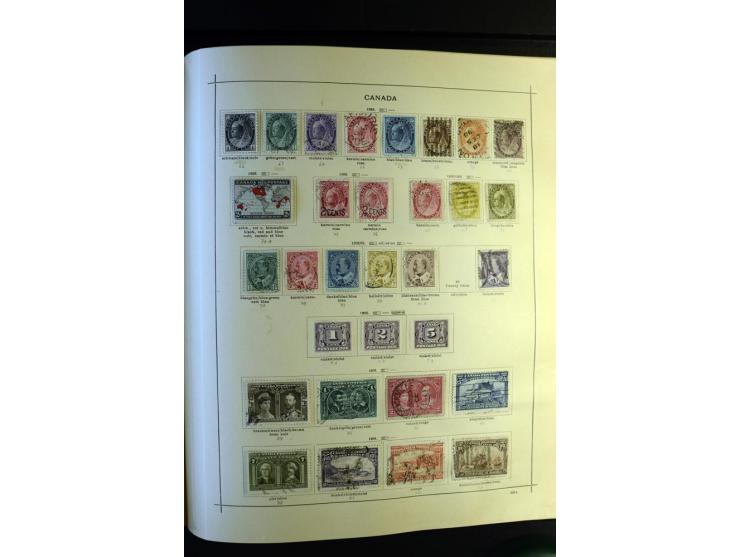 1843/1915, ungebrauchte und gestempelte reichhaltige Sammlung mit vielen besseren Werten in Schaubek-Album