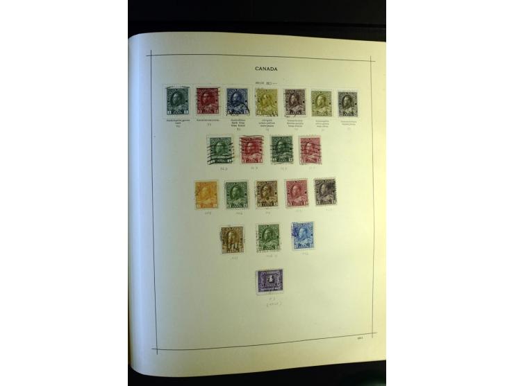 1843/1915, ungebrauchte und gestempelte reichhaltige Sammlung mit vielen besseren Werten in Schaubek-Album