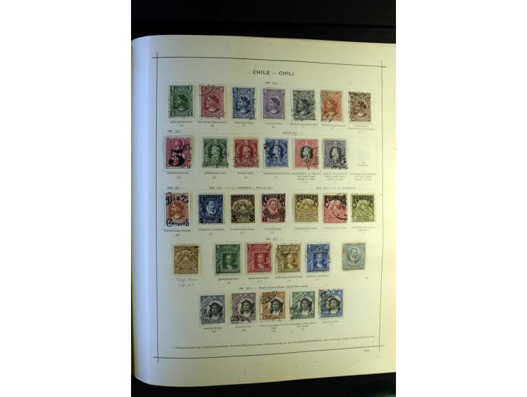 1843/1915, ungebrauchte und gestempelte reichhaltige Sammlung mit vielen besseren Werten in Schaubek-Album