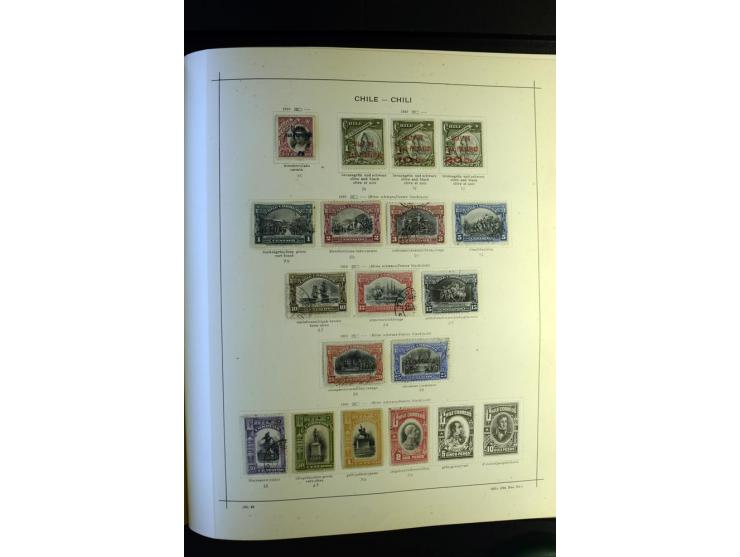 1843/1915, ungebrauchte und gestempelte reichhaltige Sammlung mit vielen besseren Werten in Schaubek-Album
