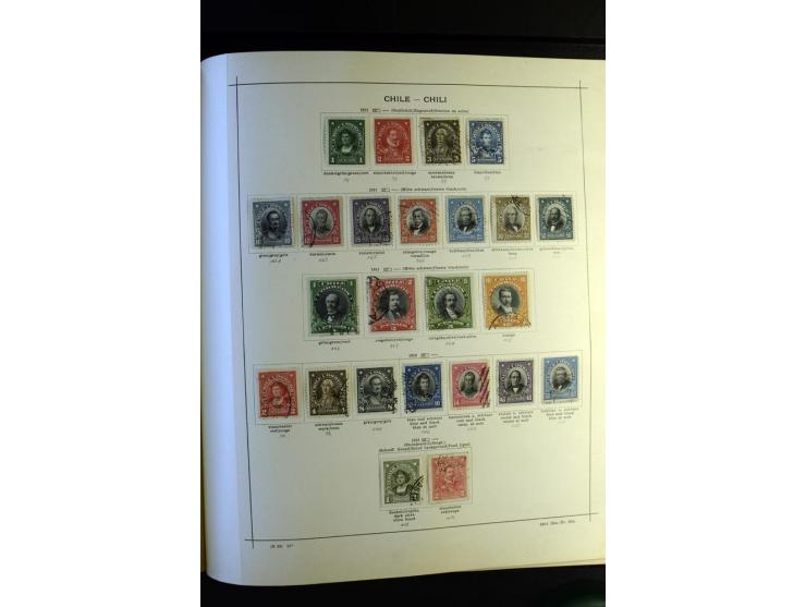 1843/1915, ungebrauchte und gestempelte reichhaltige Sammlung mit vielen besseren Werten in Schaubek-Album