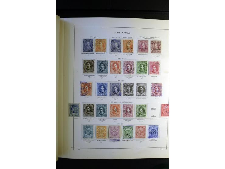 1843/1915, ungebrauchte und gestempelte reichhaltige Sammlung mit vielen besseren Werten in Schaubek-Album