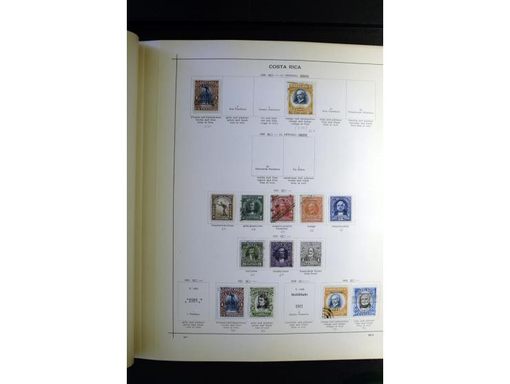 1843/1915, ungebrauchte und gestempelte reichhaltige Sammlung mit vielen besseren Werten in Schaubek-Album